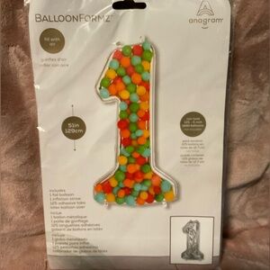 Number 1 balloon kit